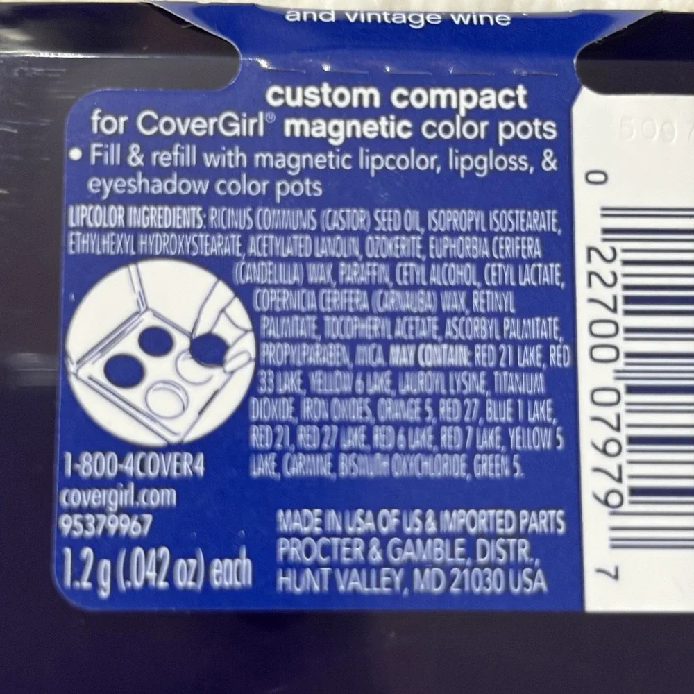 Covergirl Value Starter Kit - Magnetic Color Pots * ROSE QUARTZ & VINTAGE WINE C